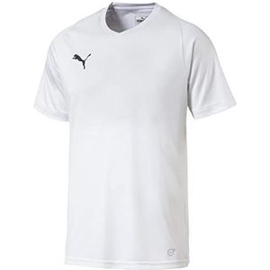 PUMA League Jersey Core Jersey voor heren, wit (wit-zwart), 48/50 (fabrieksmaat: M)