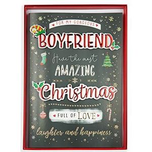 Kerst Single Boxed Card Boyfriend - 10 x 7"" - Regal Publishing