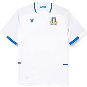 Macron Merchandising ufficiale Jersey Away Italia Rugby 2021/22, blauw, XXL