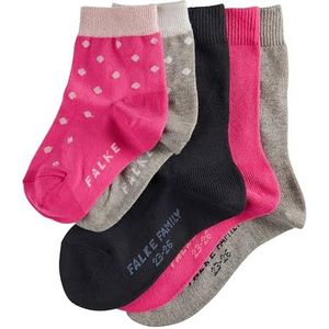 FALKE Kids Mixed 5-Pack sokken - 5 paren, UK maten 3 (kid) - 8 (EU 19-42), meerdere kleuren, katoenmix - Gemengde ontwerpen multipack, zacht en duurzaam katoen