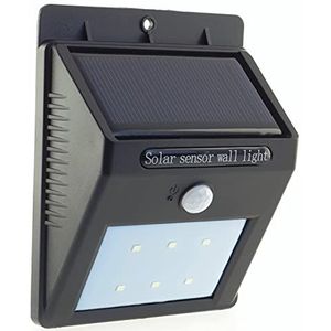PowerNeed SUNEN) – draadloze SMD-buitenlamp op zonne-energie IP64 met zonnepaneel bedieningsrails voor veranda tuin en huis