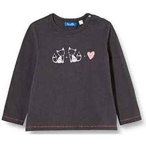 Sanetta Baby-meisjes Seal Grey T-shirt voor peuters, grijs, 56 cm