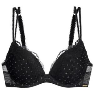 Marie Meili Pearl Cherry Balcony Hidden Wire Bikini Top voor dames, Kersen, 75B