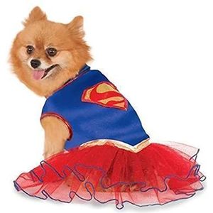 Rubie's Officiële DC Comics Supergirl Hond Kostuum Tutu Jurk Grootte: Grote Nek naar Staart 22 Inch, Borst 20 Inch