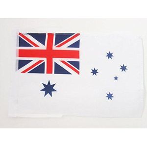 Australië Marine Vlag 45x30 cm koorden - Australische marine KLEINE vlaggen 30 x 45 cm - Banier 18x12 in hoge kwaliteit - AZ FLAG