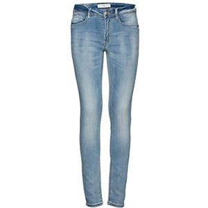 ICHI IHERIN IZARO Light Blue Bleached Damesjeans, denim broek met stretch, nauwe snit, Gebleekte lichtblauw (19035), 29W / 32L