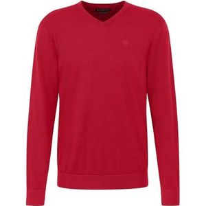 bugatti heren trui v-hals, rood, L