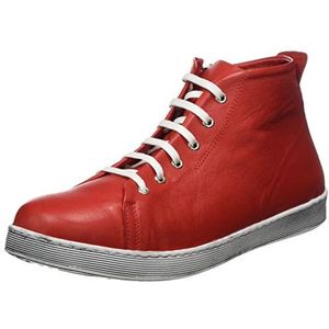 Andrea Conti Dames 0060001 Sneakers, rood, 36 EU