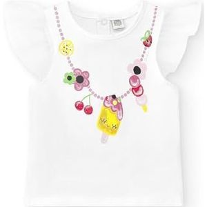 Tuc Tuc Mouwloos T-shirt voor baby's en peuters, Wit, 6 maanden