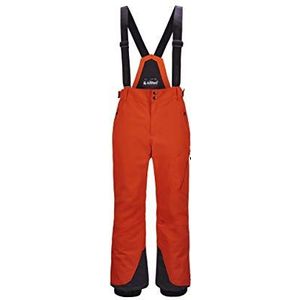 Killtec Heren Kuopio MN Ski PNTS functionele broek met afneembare bandjes, randbescherming en sneeuwvanger, oranje, XL