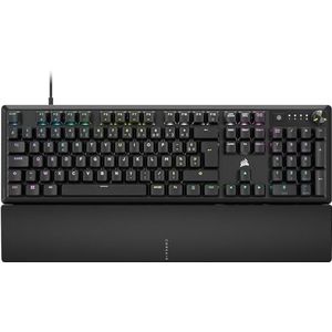 CORSAIR K70 Core RGB - Mechanisch Gaming Toetsenbord - Zwart - Voorgesmeerde lineaire toetsen Corsair MLX Red