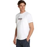Tommy Hilfiger - Hilfiger Box TEE MW0MW38079 - T-shirt - Wit