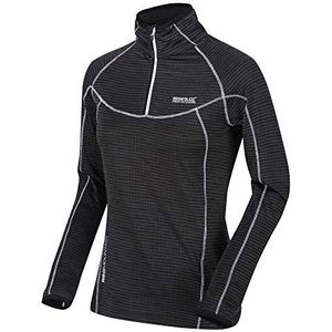 Regatta Dames Womens Yonder Quick Dry Grid Stof Prestaties Wicking Zip Neck Fleece T-Shirts/Polos/Vesten