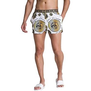 Gianni Kavanagh witte zwemshorts voor heren, Wit, XXL