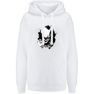 Ert Group Origineel en officieel gelicentieerd door Horror wit sweatshirt met capuchon dames It 014, XS, It 014 White, XS