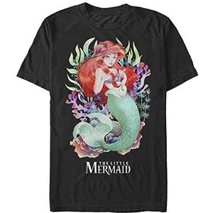 Disney The Little Mermaid - Anime Unisex Crew neck T-Shirt Black S