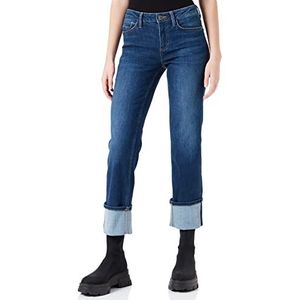 TOM TAILOR Dames Alexa Straight Jeans 1035530, 10120 - Used Dark Stone Blue Denim, 27W / 28L
