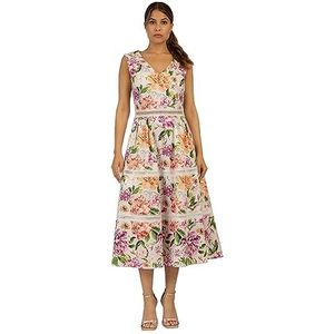 ApartFashion Bedrukte midi-jurk, abrikoos multicolor, 38