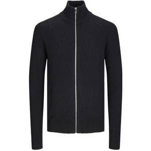 JACK&JONES PLUS Heren gebreide jas, zwart, 4XL
