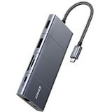 Anker - PowerExpand+ 11-in-1 USB Hub - Zwart - USB-C - HDMI 4K@60Hz