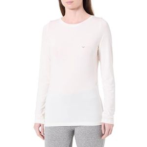 EMPORIO ARMANI WOMAN'S TECH WOL TRUI MET LANGE MOUWEN WIT M, Wit, M