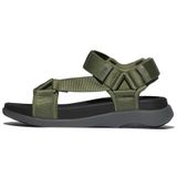 Fitflop - F-mode Go - Sandalen - Zwart - Gevoerd Mesh - Dikke Zool