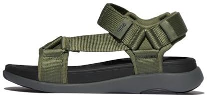Fitflop - F-mode Go - Sandalen - Zwart - Gevoerd Mesh - Dikke Zool