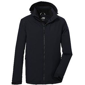 killtec Heren Functioneel jack/outdoorjack met afritsbare capuchon KOW 22 MN JCKT, dark navy, XL, 39705-000