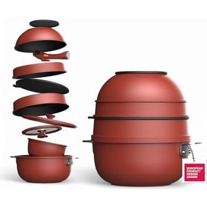 MasterPRO Share & Play | 10-delige stapelbare kookgereiset | afneembare handgreep | ruimtebesparend | gegoten aluminium | ILAG Ultimate antiaanbaklaag | geschikt voor inductie | Thermo Control |