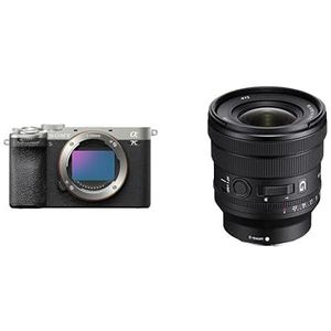 Sony Alpha 7CII | Full-frame spiegelloze camera (compact, 33MP, real-time autofocus, 10 fps), zilver & Sony SELP1635G | Full-Frame FE PZ 16-35 mm F4 G Premium G-serie groothoek Power Zoom Lens