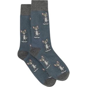 Springfield Tom&Jerry Tom-sokken voor heren, blauw, maat 39-42