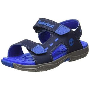 Timberland Unisex Moss Jump 2 Strap (Youth) sandalen voor kinderen, blauw marineblauw, 31 EU