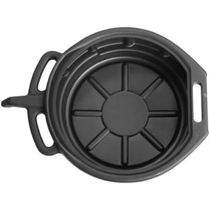 SW-Stahl 07375L Opvangbak 16 liter, zwart, voor olieverversing, olieafvoerbak met schenktuit en handgrepen, oliebestendig, auto-olieopvangbak van polyethyleen met hoge dichtheid (HDPE), gewicht 0,95