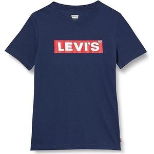 Levi's LVN Boxtab Tee 9ej764 T-shirt voor jongens, Grijze Hei, 16 jaar