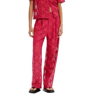 Desigual Pant_Dharma, 3002 Fucsia, XS, rood, XS