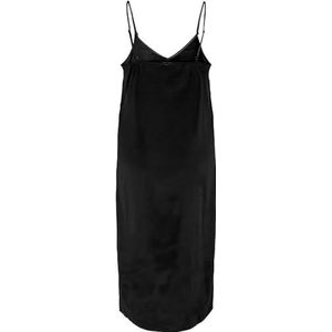 Bestseller A/S Dames ONLVICTORIA Satin Strap MID Dress NOOS W jurk, zwart, XS, zwart, XS