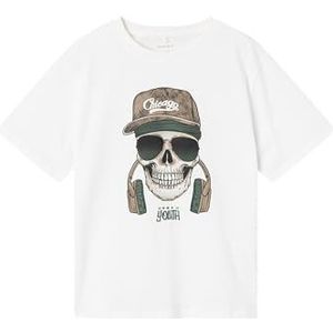 NAME IT - Nkmrolem SS Nreg Top - T-shirt - Wit
