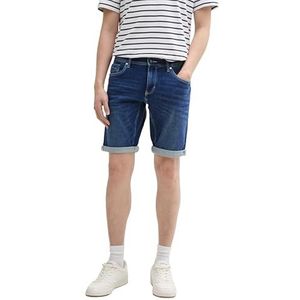 Tom Tailor - Jeansshort - Blauw - Katoen
