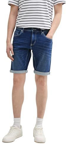 TOM TAILOR - Bermuda Jeans Shorts - Used Dark Stone Blue - Denim