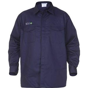 Hydrowear 043427 Madeira Multi Norm FR AST Shirt, 95% Katoen/5% Antistatische vezels, Grote Maat, Navy