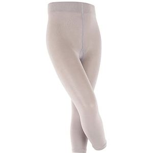 FALKE Uniseks-kind Legging Cotton Touch K LE Katoen Eenkleurig 1 Paar, Grijs (Silver 3290), 134-146