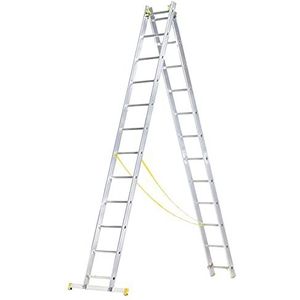 Ladder aluminium 2 strengen 12 + 12 treden
