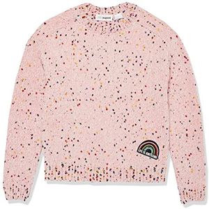 Desigual Girl's JERS_Alaska 3067 Candy PINK Pullover Sweater, rood, 11/12