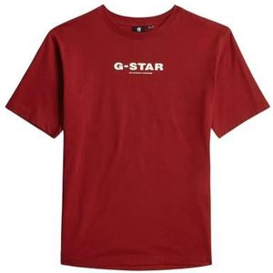 G-STAR Jongens Kids Just The Product T-shirt, Rood (Dk Baron D24999-01-4749), 8 Jaar