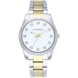 Radiant polinesia Womens analoge quartz horloge met roestvrij stalen armband RA610202, Goud, Modern