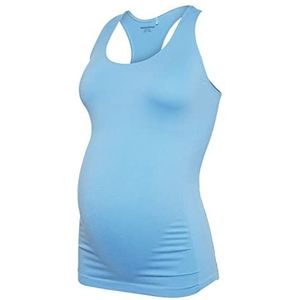 Bestseller A/S Dames MLHEAL Active TOP A. Sporttop, azuurblauw, één maat, Azure Blue, Eén maat