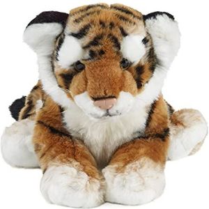 Living Nature Kleine tijgerwelp, realistische zachte knuffeltijger speelgoed, Naturli Eco-vriendelijke pluche, 25cm