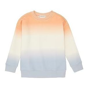 TOM TAILOR Sweatshirt voor jongens en kinderen, 32589 - Purple Orange Gradient Design, 116/122 cm