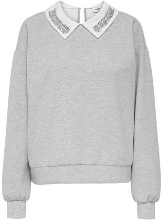 Onlwillow - Sweatshirt - Glitterdetail - Lange Mouwen - Regular Fit