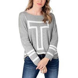 Timezone Dames College Pullover, Paloma Grey Melange, L